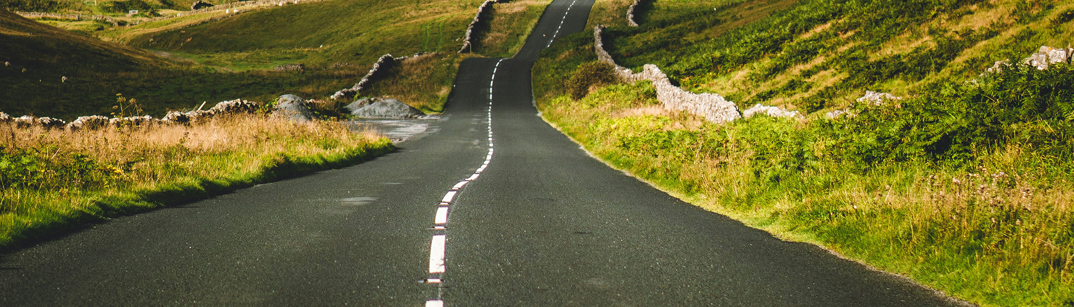 English countryside road.