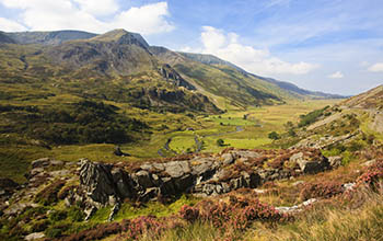 View across a Welsh Valley 