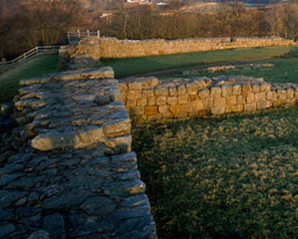 Harrows Scar Milecastle and Wall - Hadrian's Wall