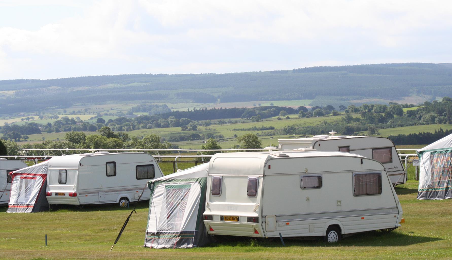 Hexham Racecourse Caravan Site