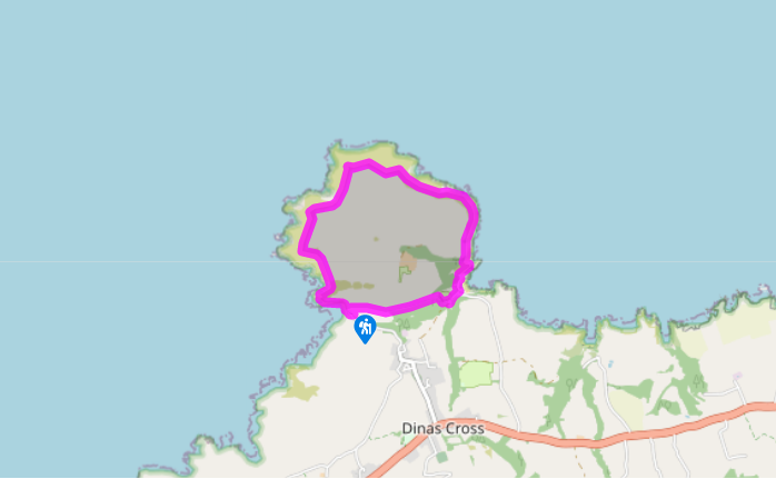 Around Dinas Head