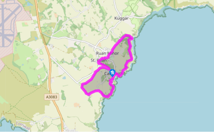 Cadgwith and the serpentine route