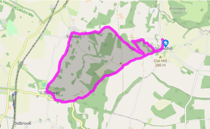Stanton and Stanway from Snowshill