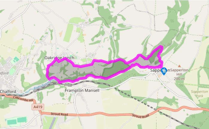 The Thames and Severn Canal at Sapperton