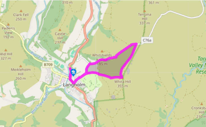 Langholm and Whita Hill