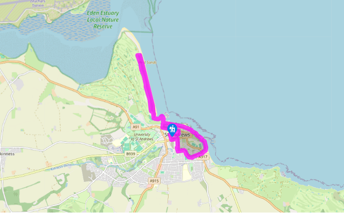 A circuit of St Andrews