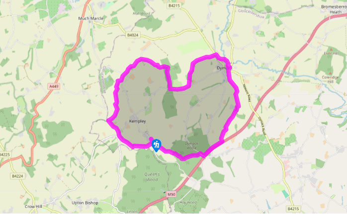 From Kempley Green to Dymock