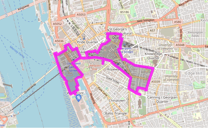 Around Liverpool
