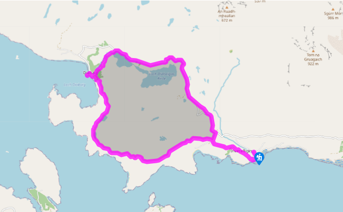 Following the Diabaig Coast Path