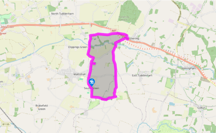 A loop from Mattishall to Hockering