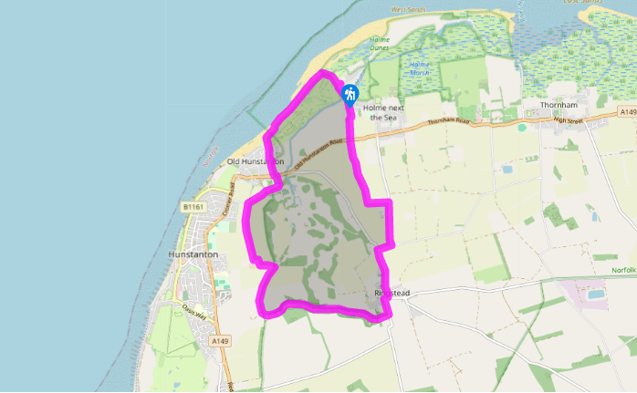 Old Hunstanton's dunes