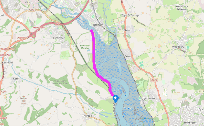 Exeter to Topsham Canal