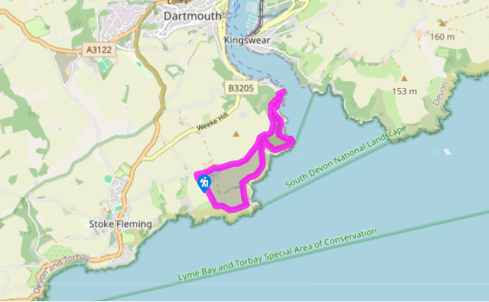 Blackstone Point and Dartmouth Castle