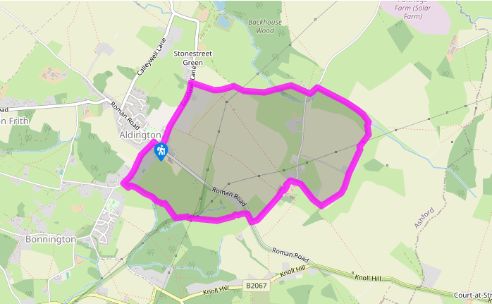 Around the farms of Aldington