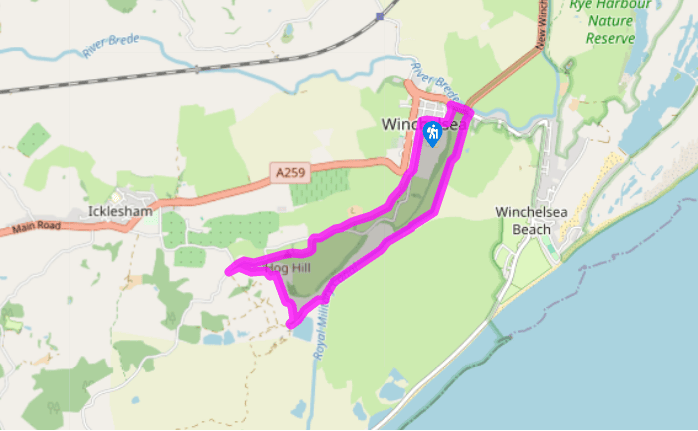 Winchelsea's land-locked port