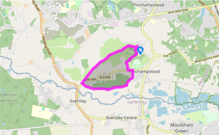 A circuit at Finchampstead