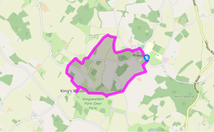 From Preston to Kingswalden Park