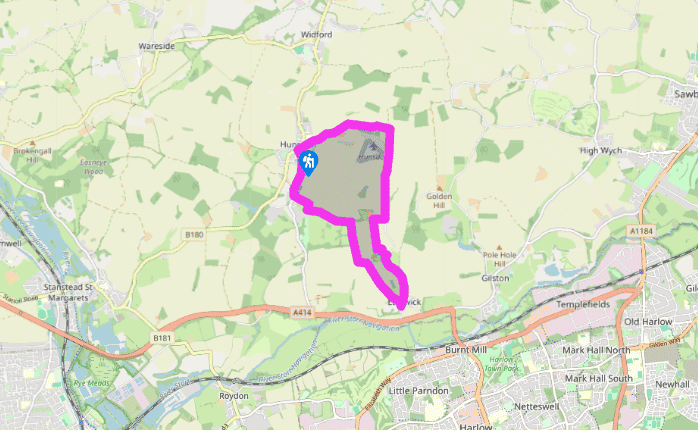 Around the great estate at Hunsdon