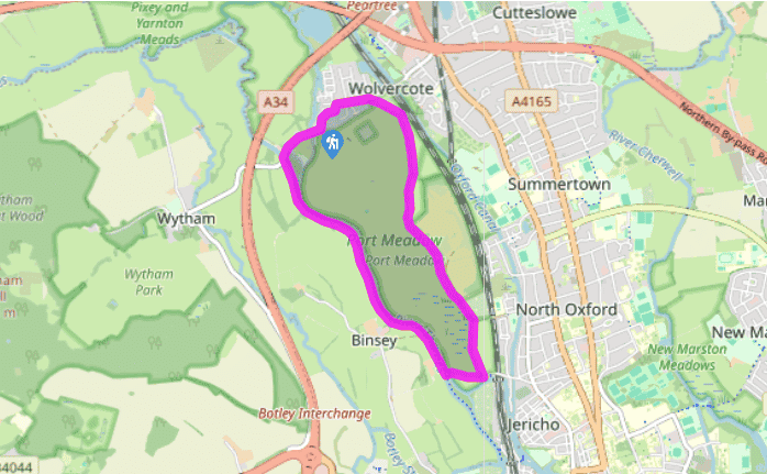 Wolvercote to Godstow Abbey