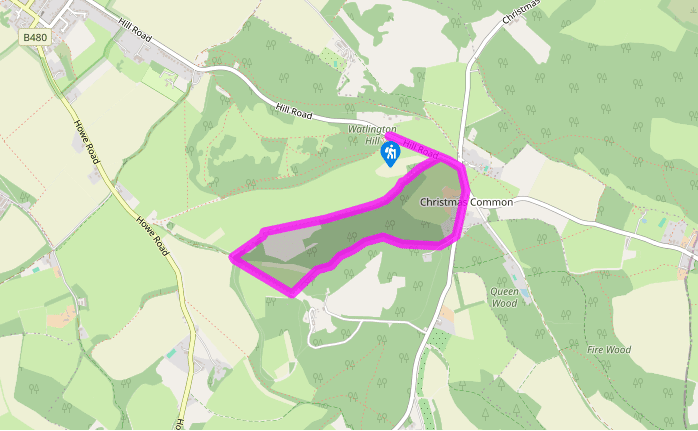 Watlington Hill and Christmas Common