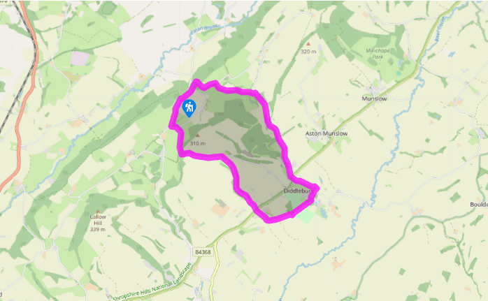 Diddlebury and Wenlock Edge