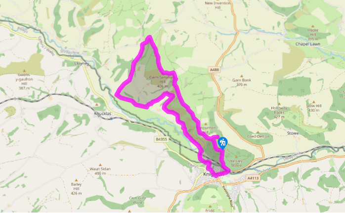 Exploring Offa's Dyke from Knighton
