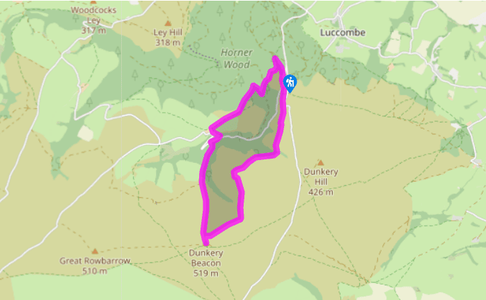 Dunkery Beacon: Somerset's highest point
