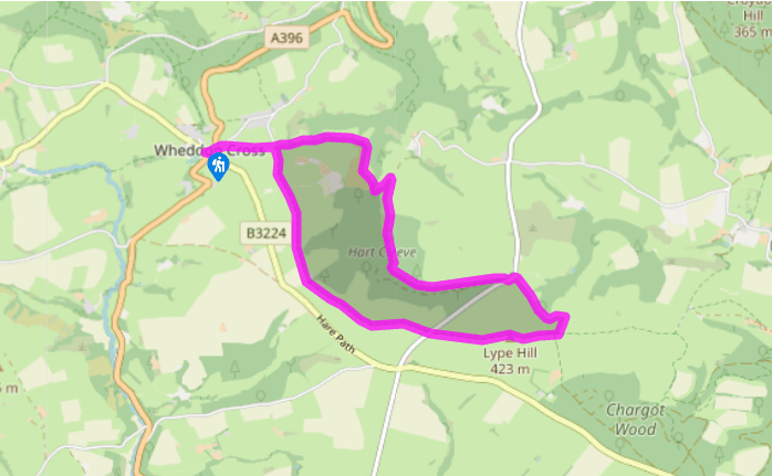 From Wheddon Cross to Brendon's heights