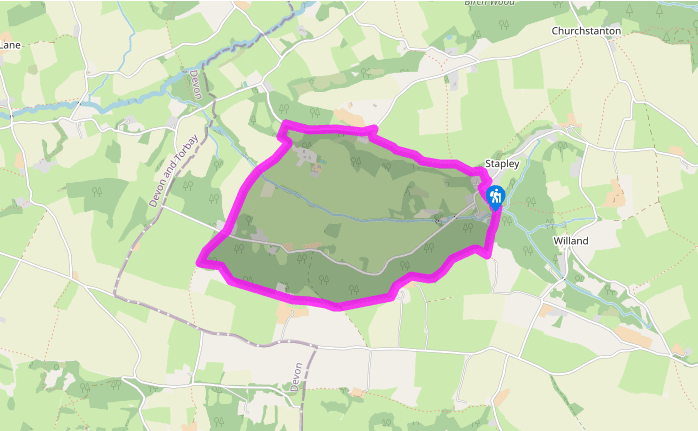 Close to the border at Blackdown