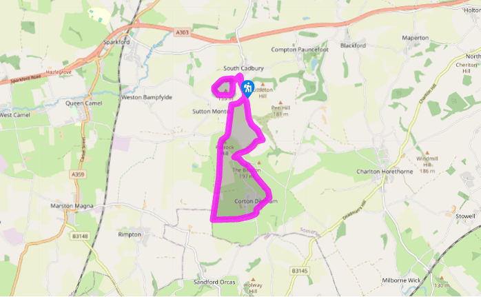 Around Cadbury Castle