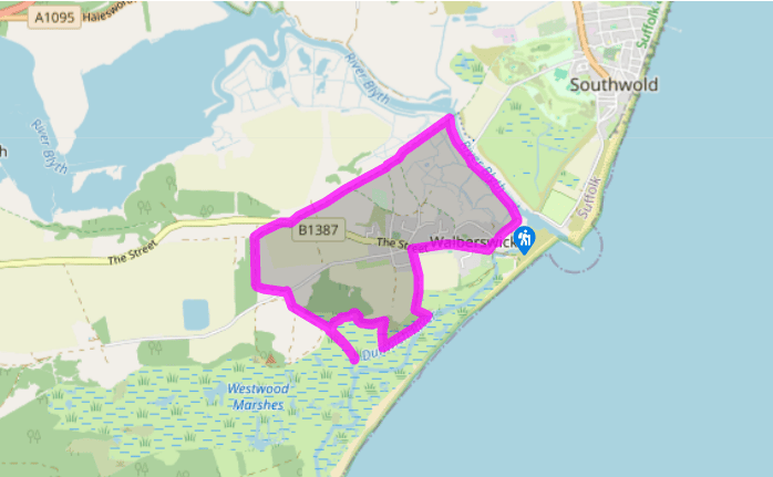 Across the River Blyth to Walberswick