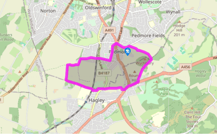 Linking Pedmore and Hagley Park