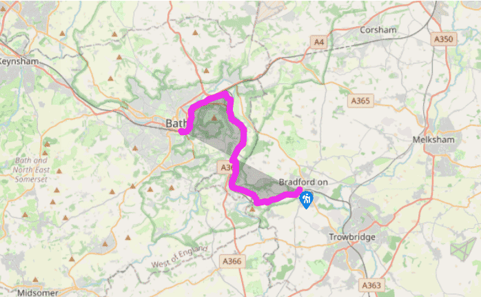 Bradford-on-Avon to Bath