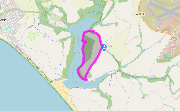 A waterside loop at The Loe