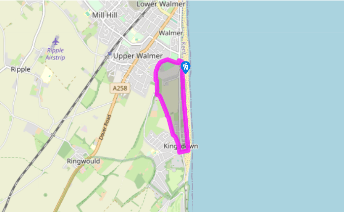 From Walmer Castle to Kingsdown