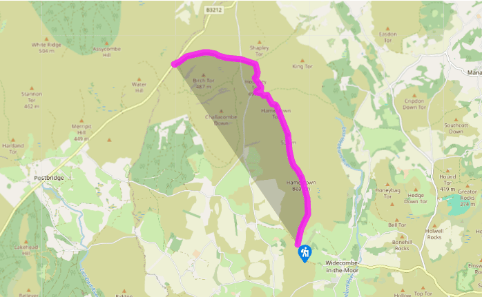 Two Moors Way: Hamel Down to Bennett's Cross