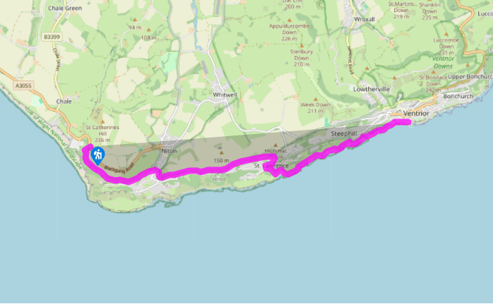 Isle of Wight Coastal Path: Blackgang Chine to Ventnor