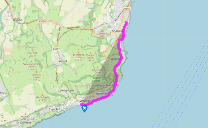 Isle of Wight Coastal Path: Ventnor to Shanklin