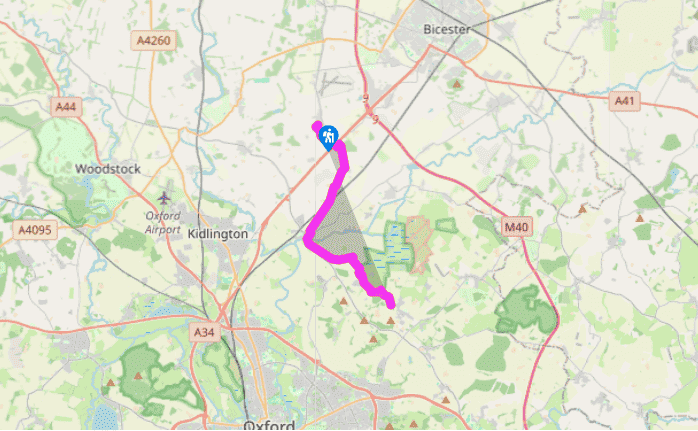 Oxfordshire Way: Weston-on-the-Green to Beckley