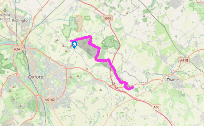 Oxfordshire Way: Beckley to Tiddington