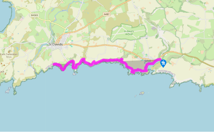 Pembrokeshire Coast Path: Solva to St David's