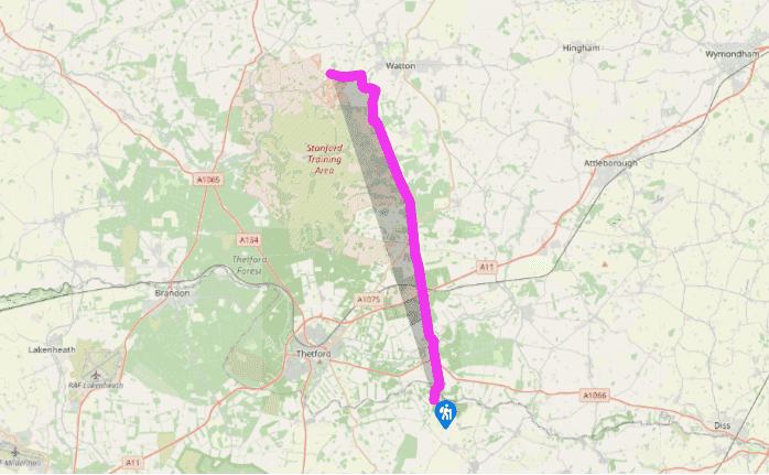 Peddars Way: Knettishall Heath to Little Cressingham