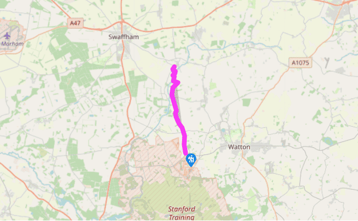 Peddars Way: Little Cressingham to North Pickenham