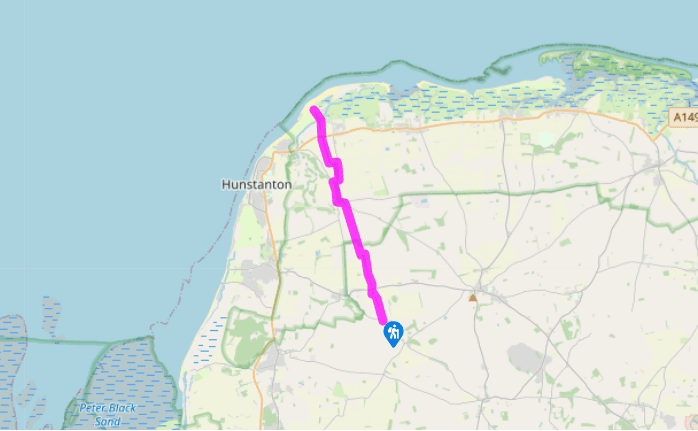 Peddars Way: Fring Cross to Holme Next the Sea