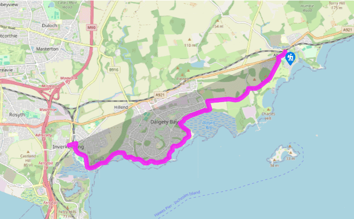 Fife Coastal Path: Aberdour to Inverkeithing