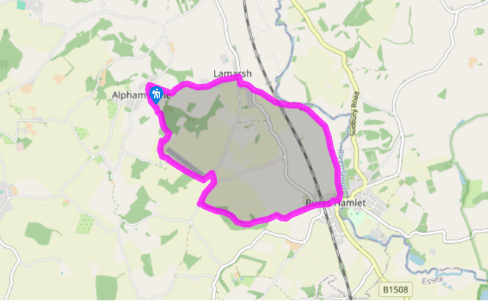 Alphamstone to Bures