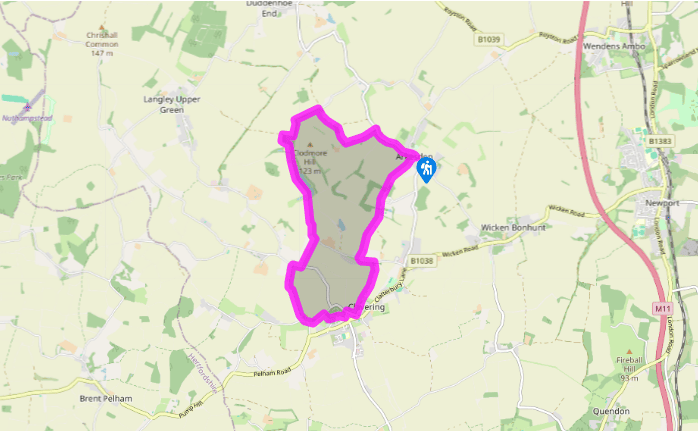 Arkesden and on to Clavering